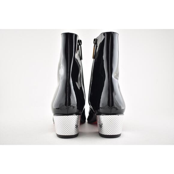 Christian Louboutin Palace Boot Donna 40 Black Patent Leather Heel Boot 35.5 - Picture 9 of 10